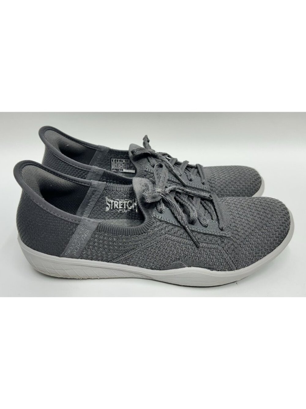Skechers Newbury St Our Time Women’s Size 6 Slip-Ins Stretch gray SN 100440